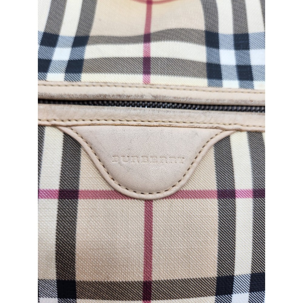 Burberry Beige and Black Check Crossbody Bag - Picture 8 of 15